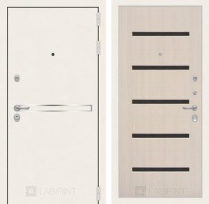 Входная дверь ЛАБИРИНТ Лайн WHITE 01 - Белёный дуб Лабиринт Line white 01 беленый дуб