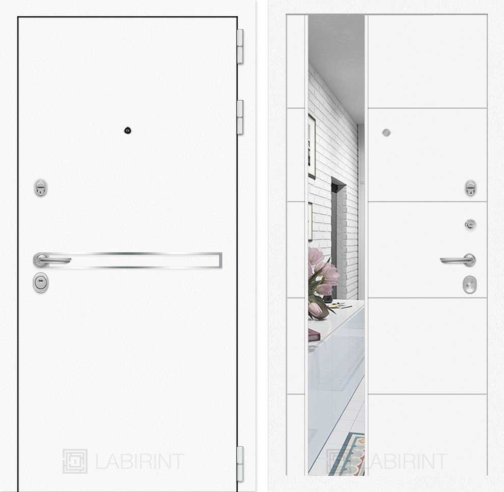 Лабиринт LINE WHITE с Зеркалом 19 Белый софт Лабиринт LINE WHITE с Зеркалом 19 Белый